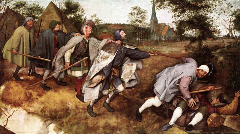Pieter Brueghel - Der Blindensturz