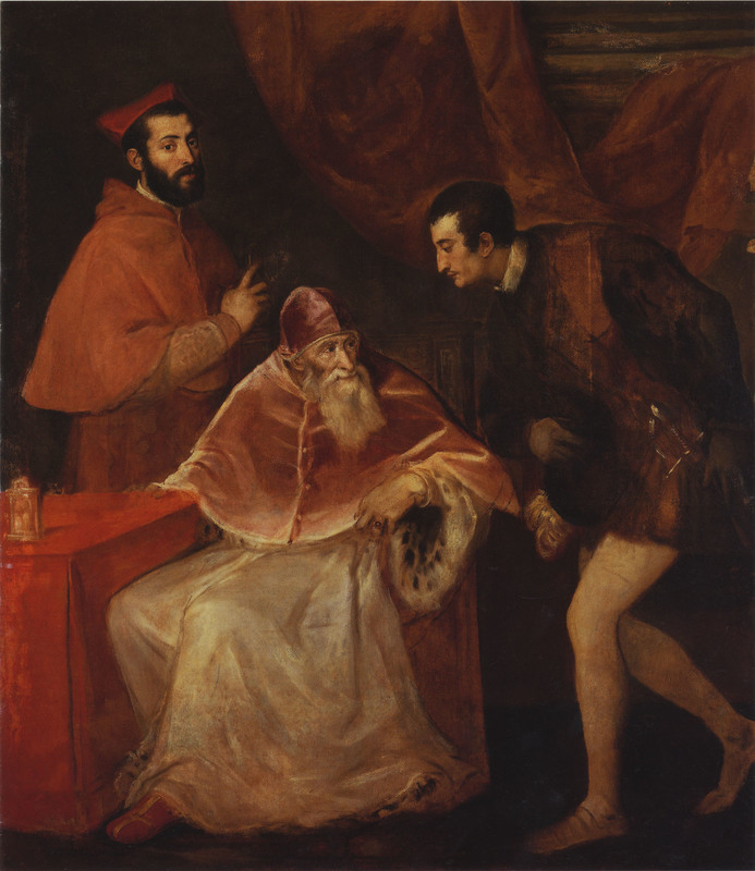 Tizian - Papst Paul III. und seine Nepoten
