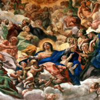 Giovanni Lanfranco, Kuppelfresko mit der Glorie der Jungfrau Maria